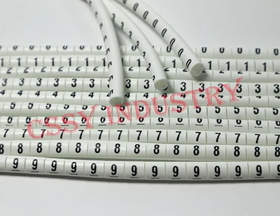 8.0mm2 1000pcs 1000 шт./компл. принт Кабельные маркеры 0,5-10mm2 номер 0123456789 10 разное количество кабель провод Маркеры - Цвет: 8.0mm2 1000pcs
