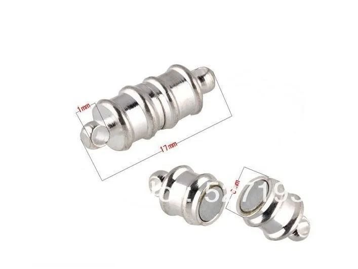 

Free shipping 17*6mm Magnetic Clasp, Imitation Rhodium plated Bracelet Necklace Magnetic Clasp,Fashion Jewelry Clasps