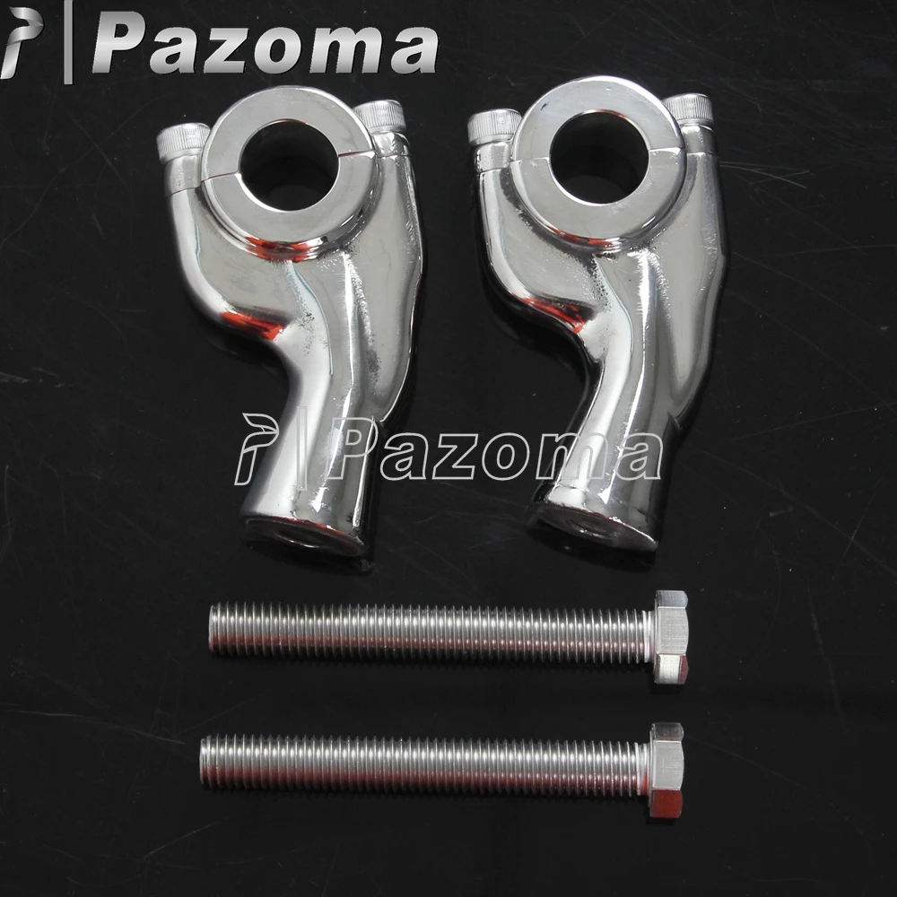 Полированные алюминиевые мотоциклетные зажимы для руля 1 дюйм 25 4 мм|handlebar riser|riser