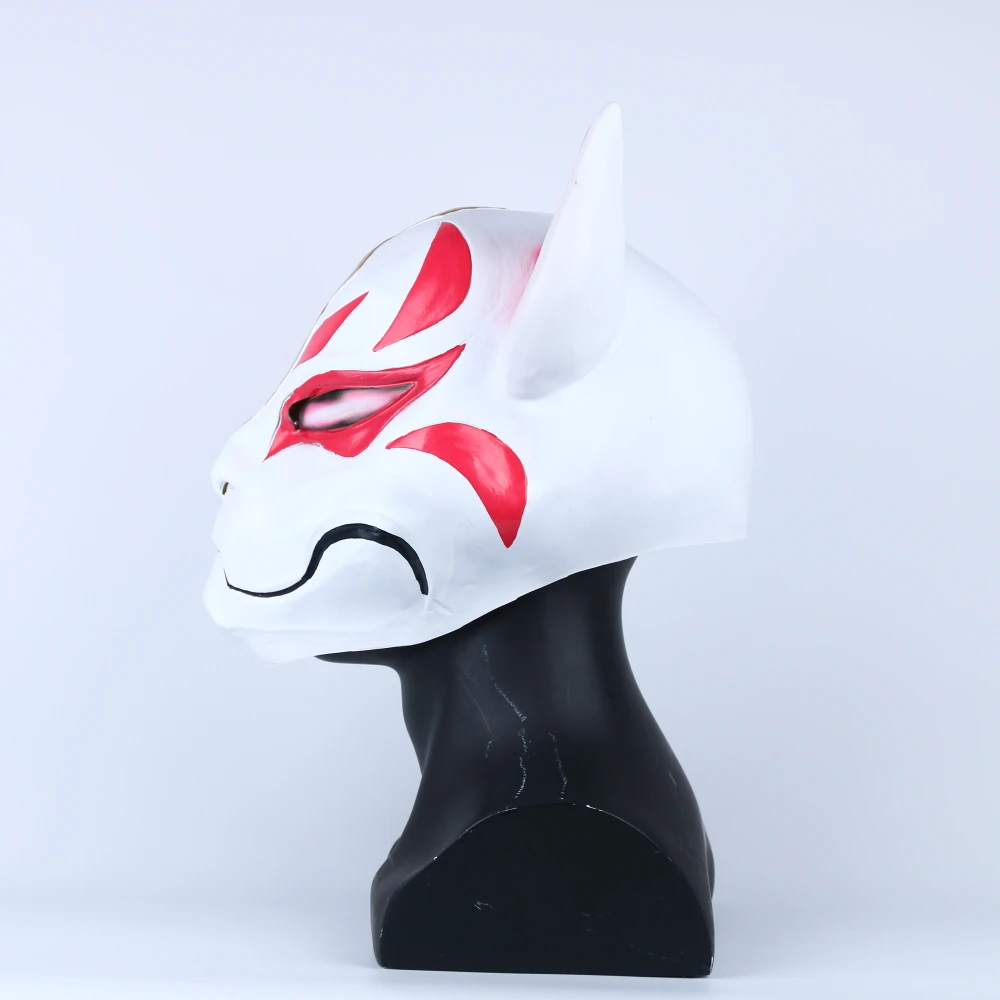 2018 игра дрейф косплей маска для лица лиса kitsune животное полная голова взрослых