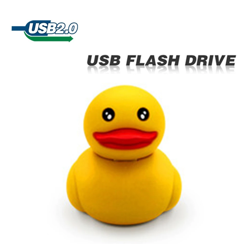 Новый usb флеш накопитель 16 ГБ 8 2 0 Милая утка Бесплатная доставка 64 32 флешка