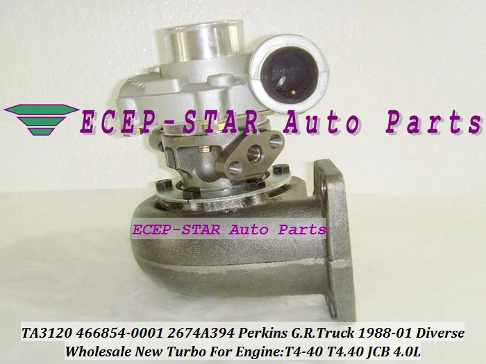 Турбокомпрессор TA3120 466854 0001 5001S 2674A394 для Perkins G.R. Грузовик 1988 2001 разнообразные