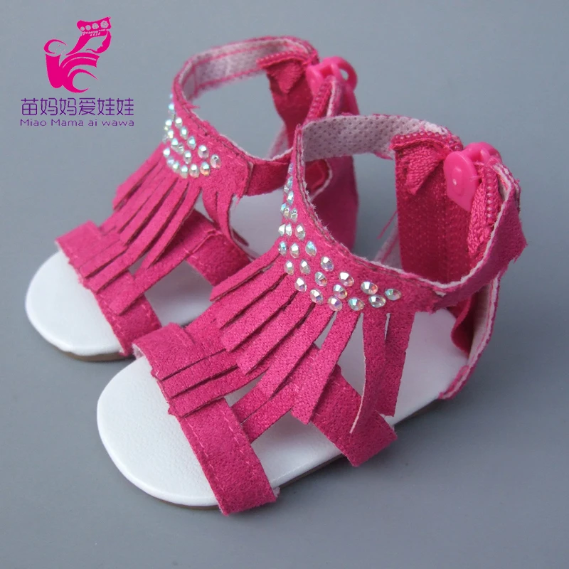 

45cm Girl Doll 7cm Doll Shoes for 45CM Reborn Baby Doll Sandals Summer Shoes