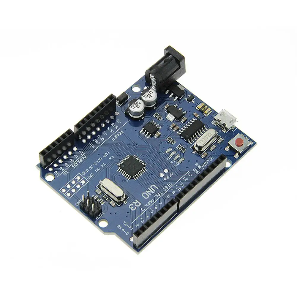 Плата ATmega328P CH340G UNO R3 для Arduino модуль с голубыми штифтами улучшение