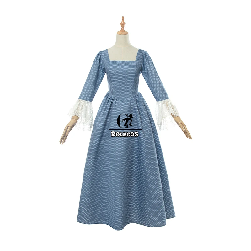 Dress ROLECOS Ренессанс викторианское платье хлопок женское платье Лолита с длинным рукавом Ретро винтажное платье накидка плащ Рождественский костюм для вечеринки - Цвет: Dress