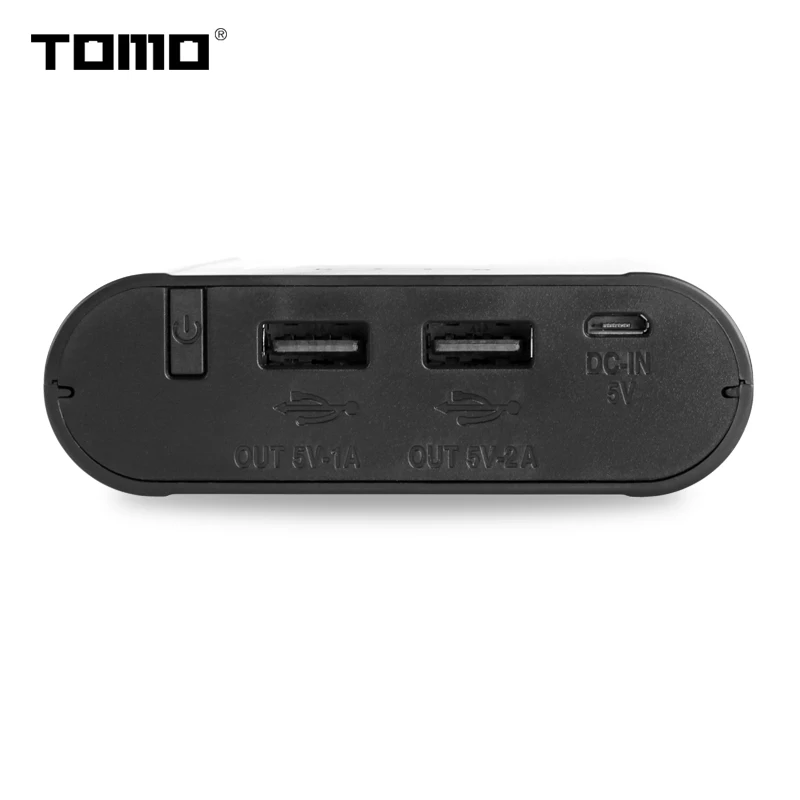 Tomo повербанк 18650 Зарядное устройство чехол P4 4 слота 5V 2A Powerbank чехол s для 18650 литий ионный Батарея умный светодиодный 18650 зарядное устройство