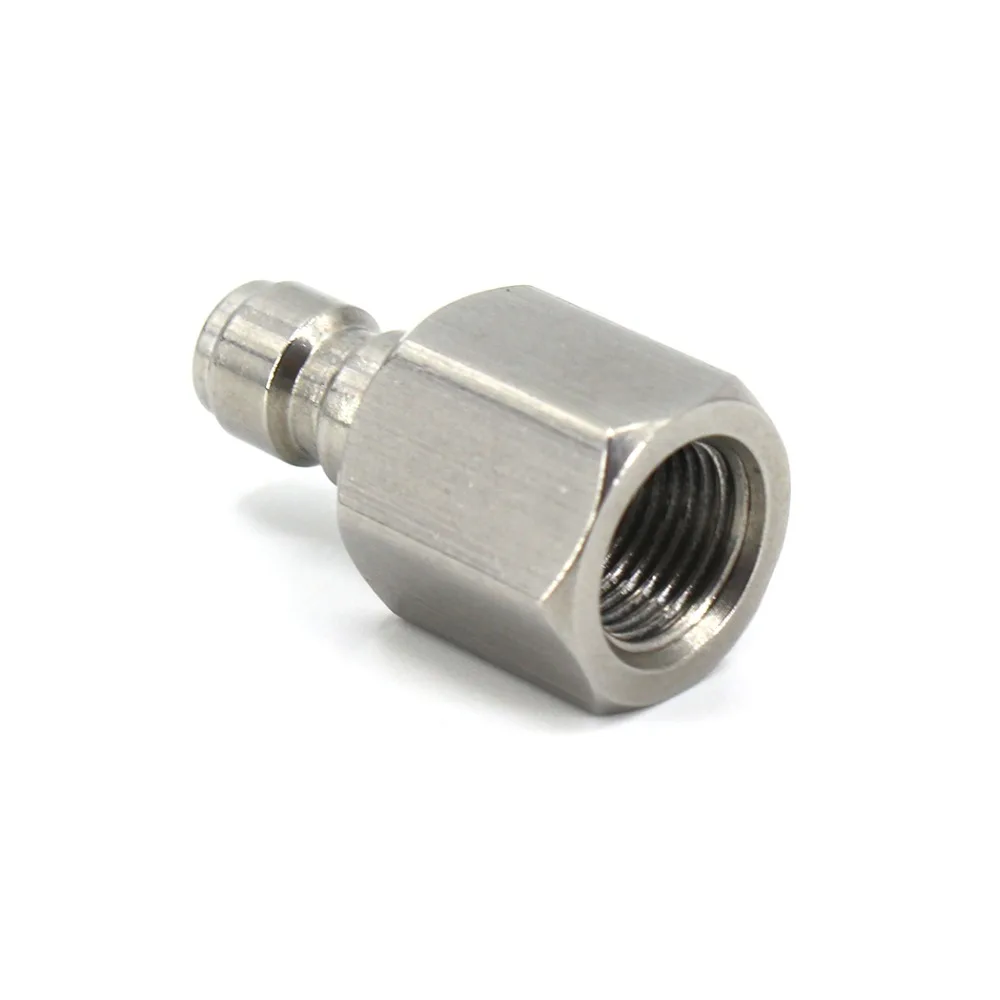 PCP Airforce Пейнтбол высокого давления быстрая розетка 1/8 BSPP 1/8NPT M10x1 нержавеющая сталь