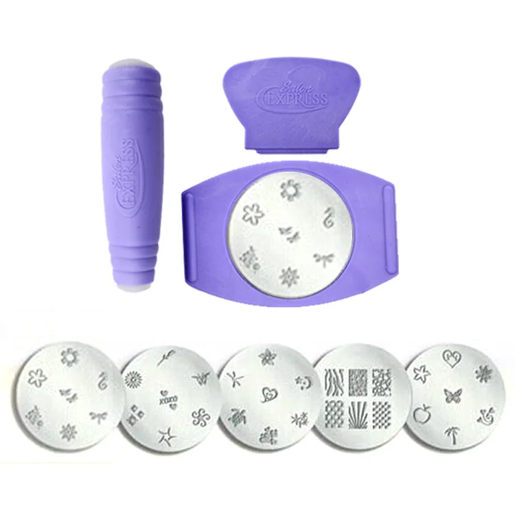 5 шт./Лот трафареты для стемпинга ногтей|nail tools|lot nailart nail |