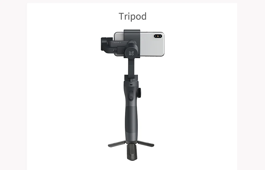 Funsnap Caputure 2 смартфон 3 оси Gimba Экшн камера Gimbal для IOS Andriod Gopro 7 6 5 eken Yi Gimbal комплект со светодиодный микрофоном