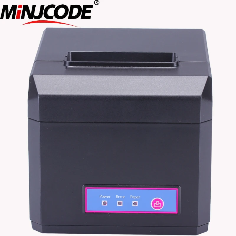 80 мм Термопринтер для чеков USB/RS232/PS2/LAN/Bluetooth/Wi-Fi дополнительные соединения Mj Hop-E801 |