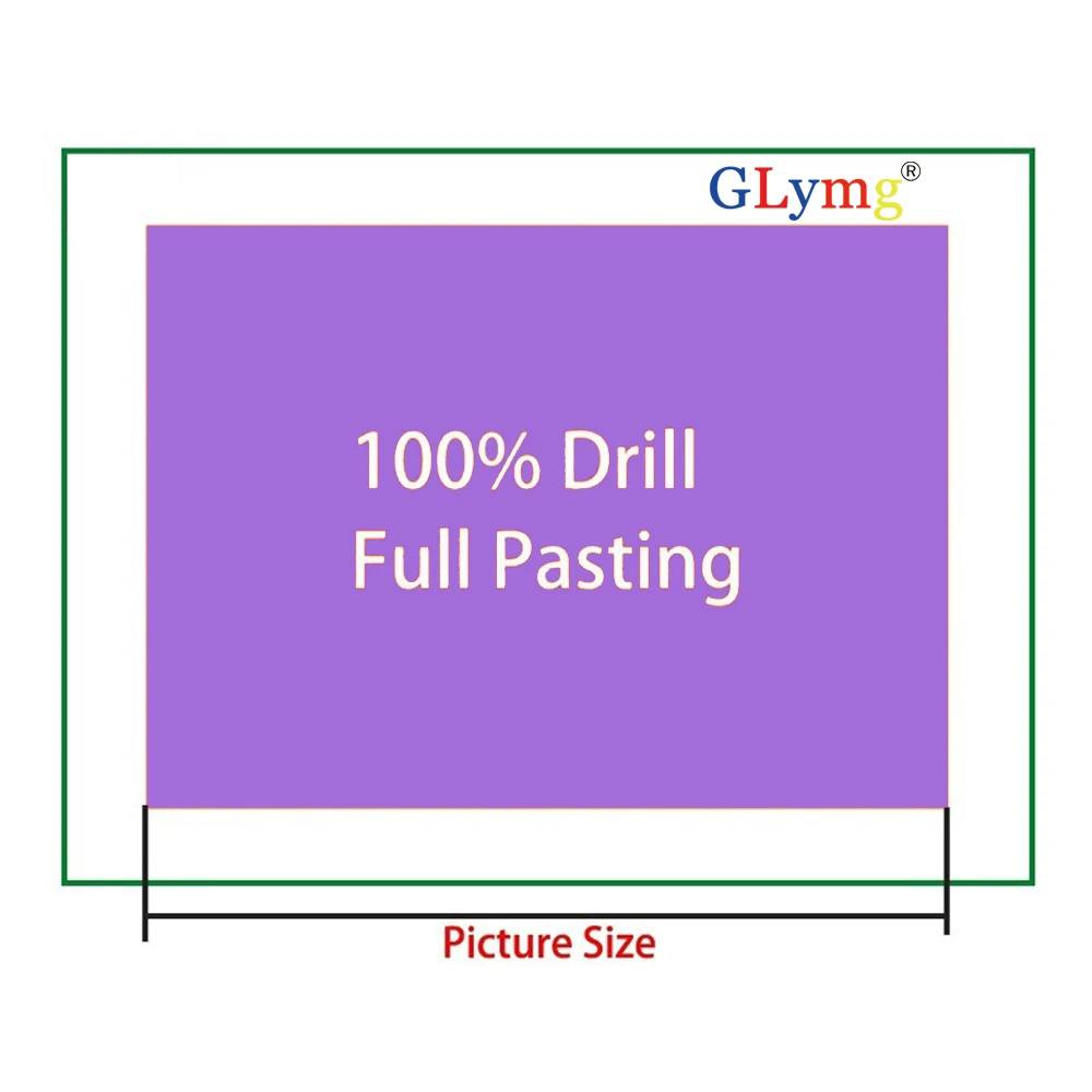 GLymg Алмазная картина полная дрель красный цветок квадратная вышивка стразами