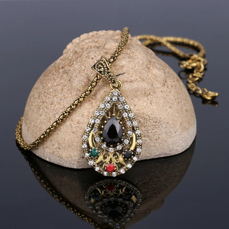 Уникальные золотые 3 шт винтажные индийские ювелирные наборы Горячая Распродажа