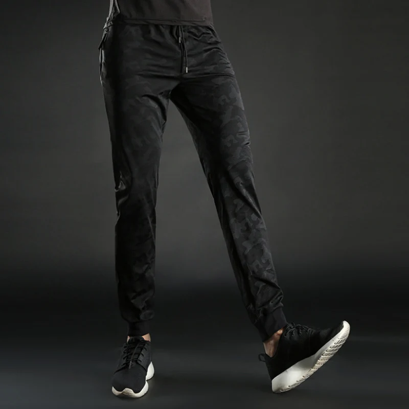 2018 новые черные спортивные штаны на молнии для маленьких ног брюки Мужская