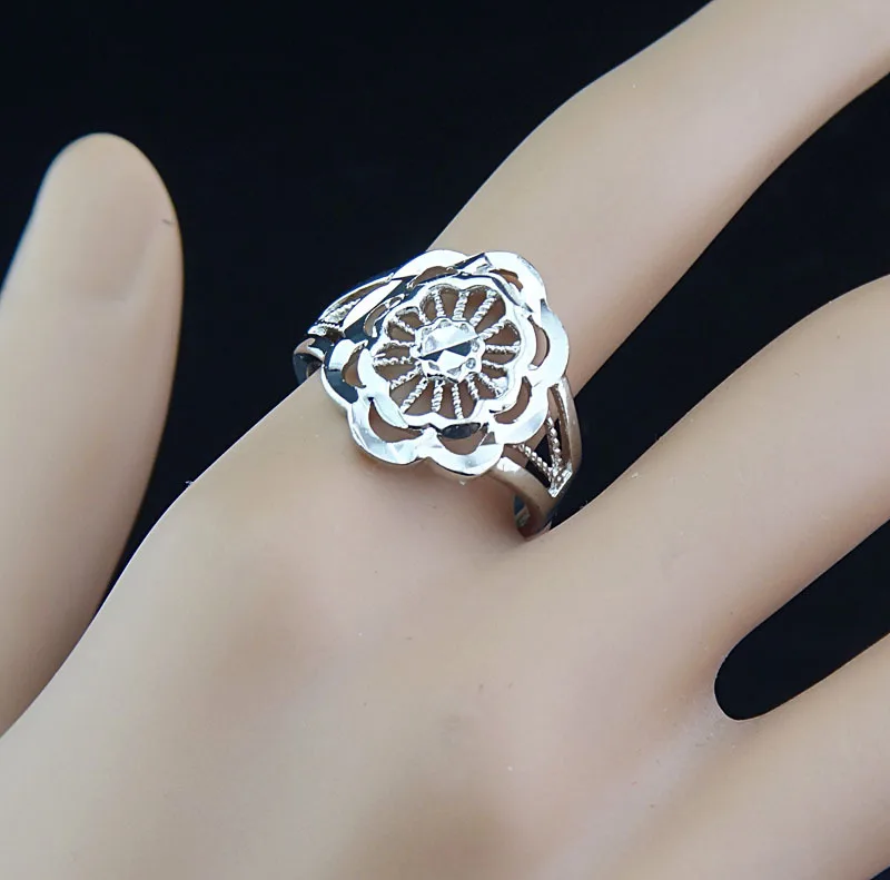 Высококлассные винтажные кольца из белого золота 18 карат для женщин и мужчин в