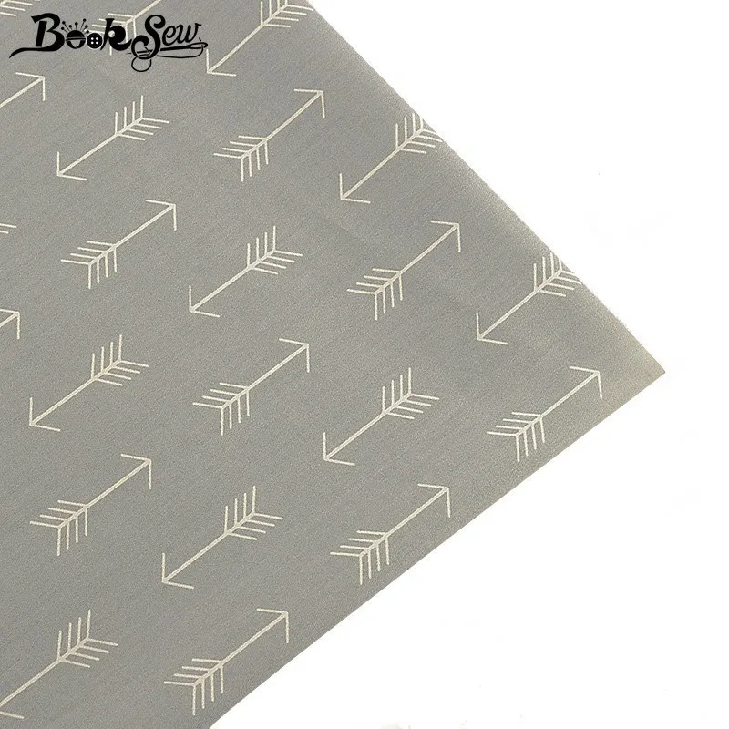Детская Лоскутная диванная подушка Booksew 100% хлопок Tissu Telas Por Metro с принтом стрелы