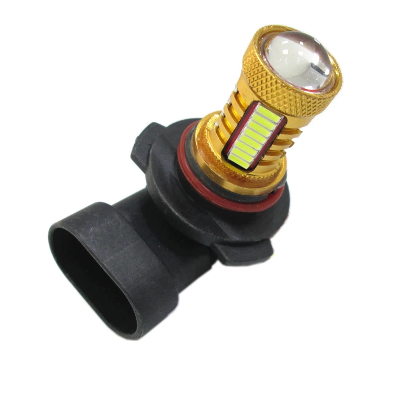 2 шт. Противотуманные фары HB3/9005 HB4/9006 38 Вт 4014 32SMD + creechip 33led с линзой 12 в 6000K белые