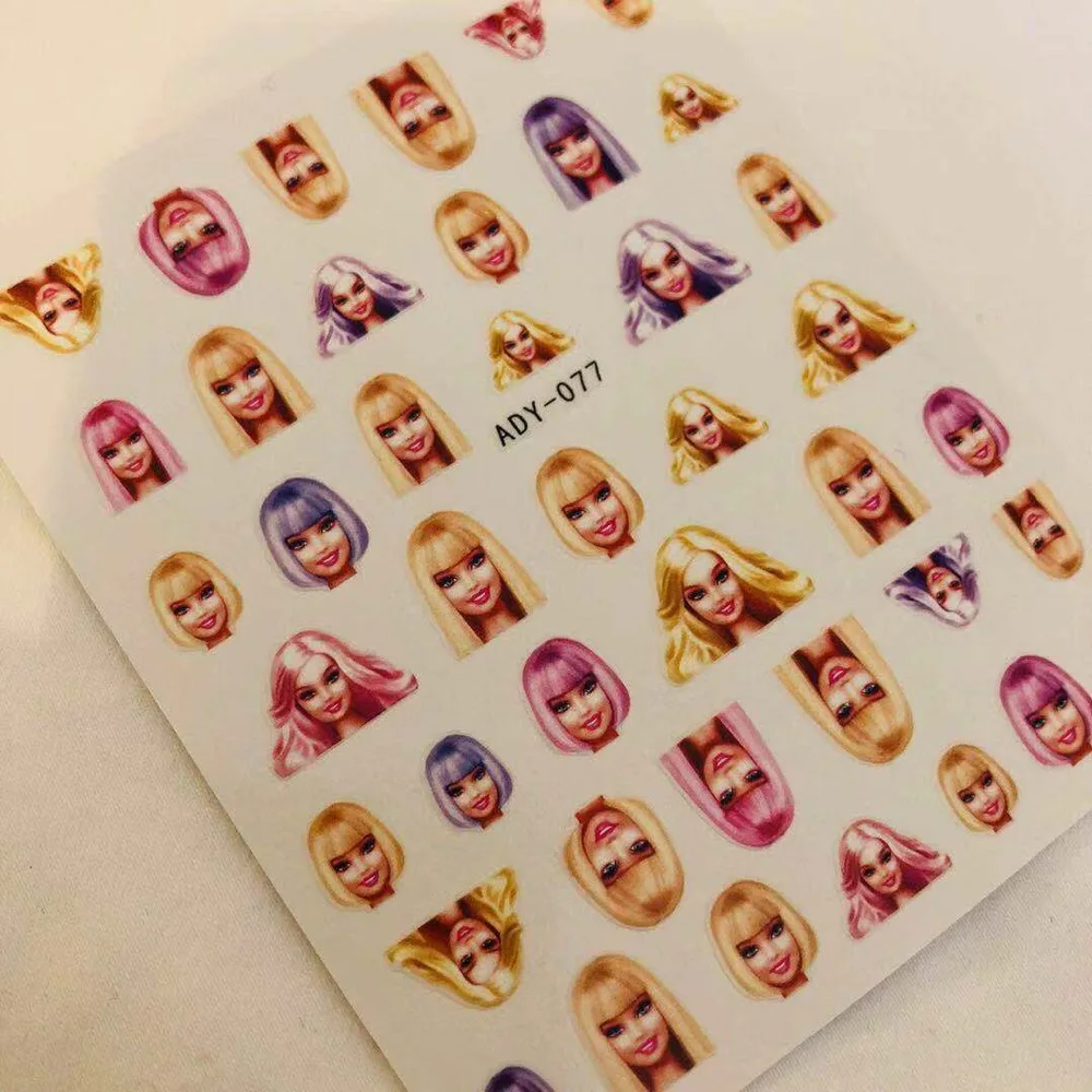 ADY-77 серии стикеры 3D на ногти Nail Art Наклейки Шаблон инструмент для ногтевого дизайна украшения