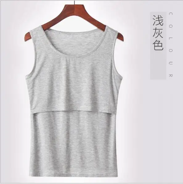 

Fdfklak 2018 Summer Modal Breastfeeding Clothes 7 Styles Maternity Vest Pregnancy Clothes Nursing Top Fashion Women T-shirt F288