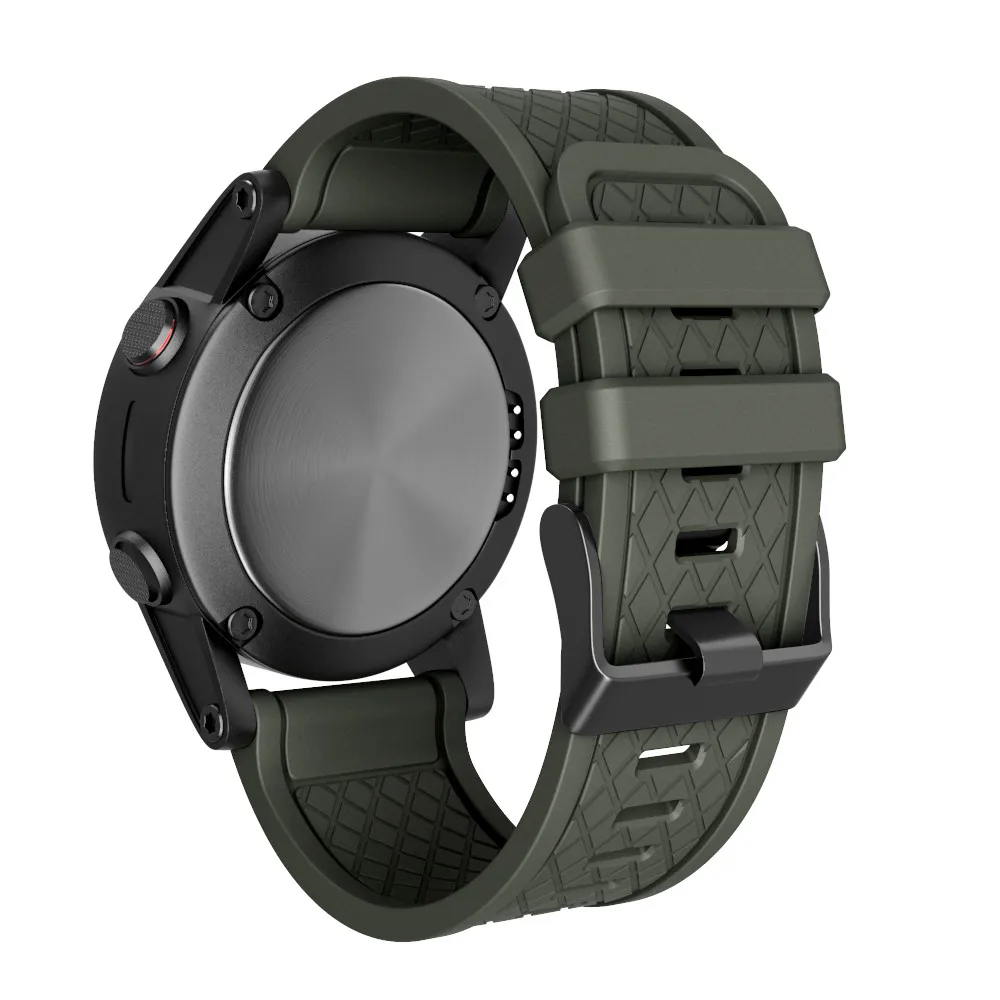 Ремешок силиконовый для спортивных часов Garmin Fenix 2/5X/Fenix 3/Fenix 3 HR резиновый браслет