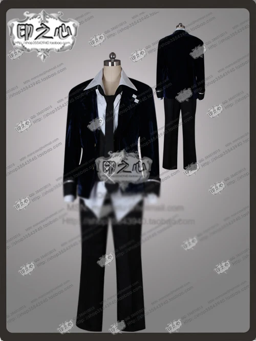 Diabolik Lovers More костюм для косплея крови руки муками топ + рубашка жилет пальто брюки