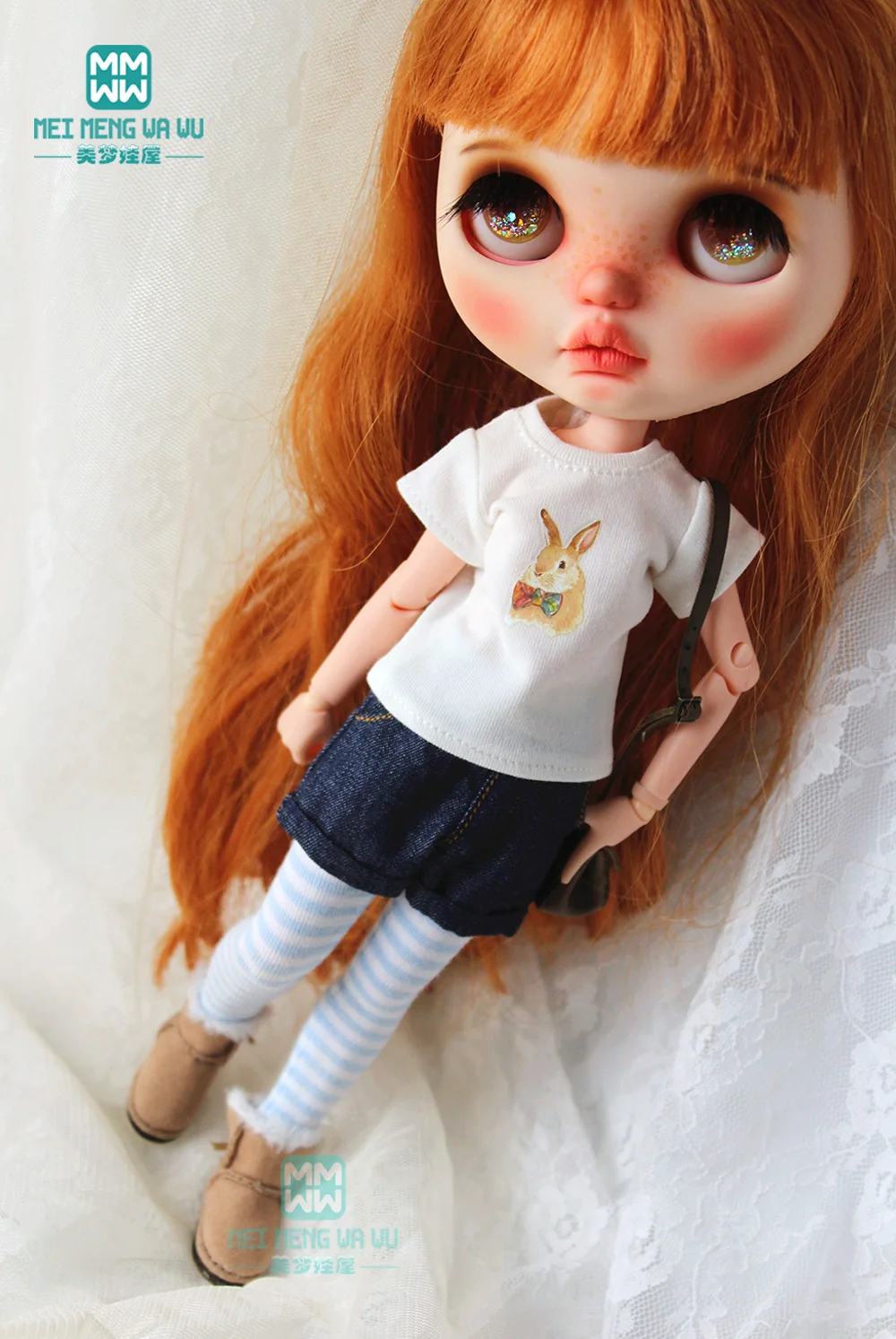 Одежда для куклы Blyth 1 шт. модные шорты черный джинсовый синий хаки Azone obitsu FR