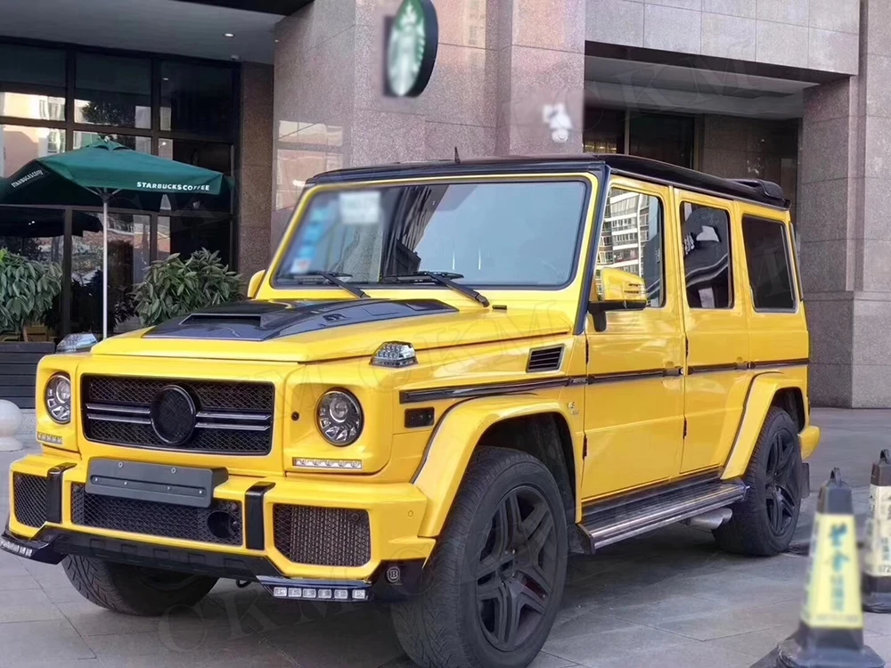 G Class W463 передние вентиляционные отверстия капота двигателя из углеродного