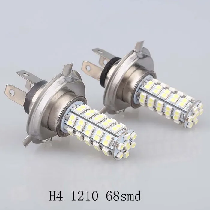 4x H1 68SMD 1210 светодиодсветодиодный Автомобильные противотуманные ходовые