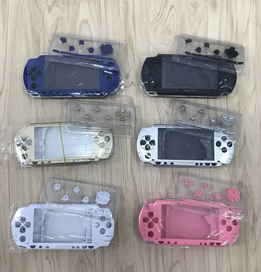 10 Цвета сменный полный Корпус чехол для Оборудование PSP 1000 1006 консоли оболочки с