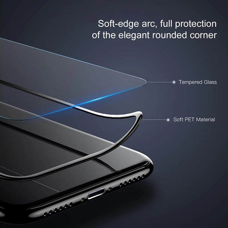 Защитное стекло Baseus закаленное для iPhone X ультратонкое с защитой от синего света