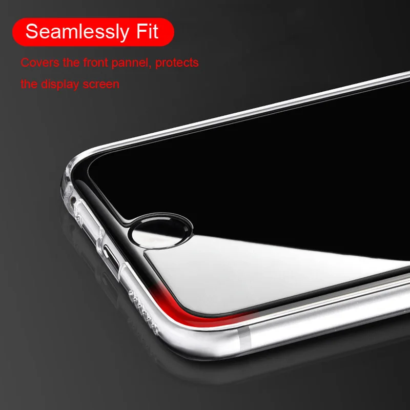 Закаленное стекло для iPhone X по хорошей цене 6 6s plus 7 Защита экрана 8 5 5S 5E защитная
