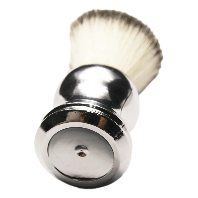 Чистый Кисть для бритья из шерсти барсука кисти бороды позолоченная ручка в