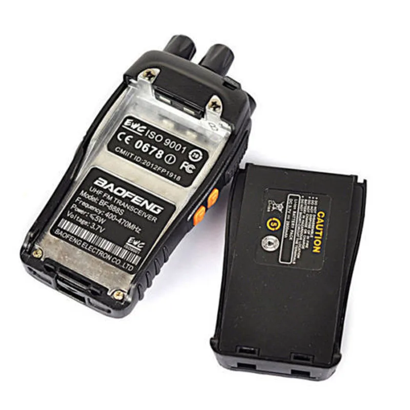 2 шт./лот Baofeng BF-888S Walkie Talkie 5 Вт ручной Pofung bf 888s UHF 400-470 МГц 16CH двухстороннее портативное CB радио