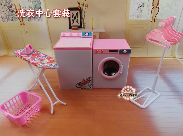 New arrival girl gift play toy doll house Laundry Center furniture for barbie dolls accessories girls gifts | Игрушки и хобби