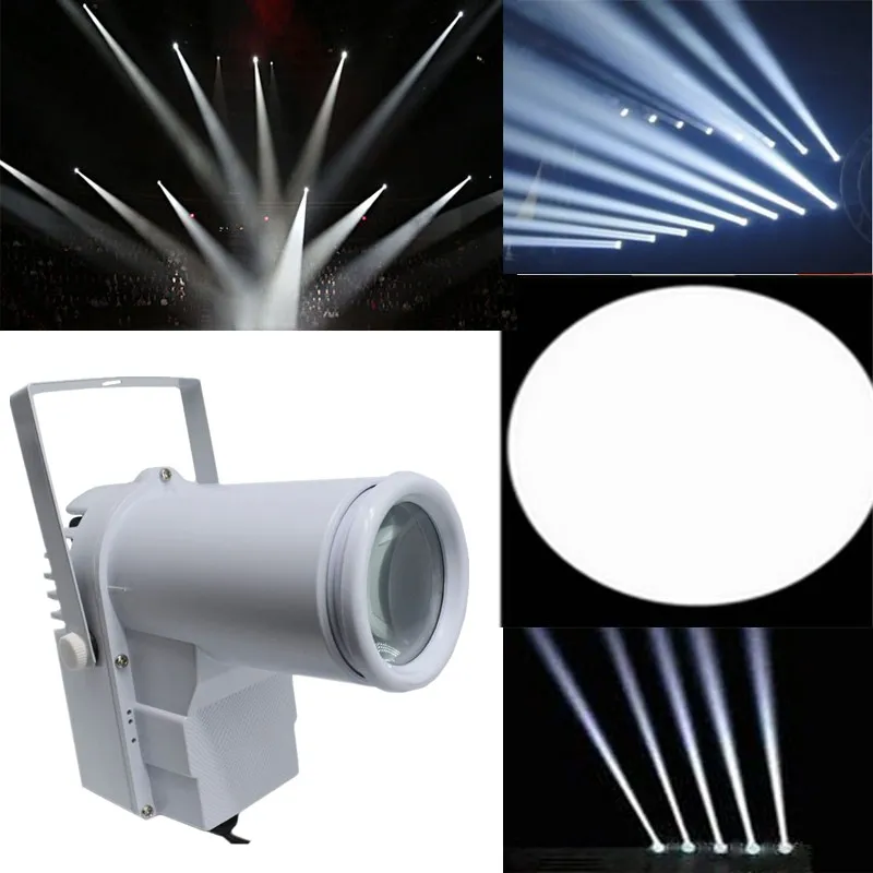 10 Вт лампа белая крышка LED Pinspot высокая яркость 15 одиночное пятно света дождь