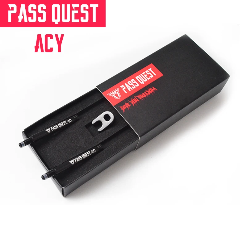 Pass Quest 20 мм 40 60 французский клапан ACY/ACN съемный расширитель Presta ValveTire колпачок