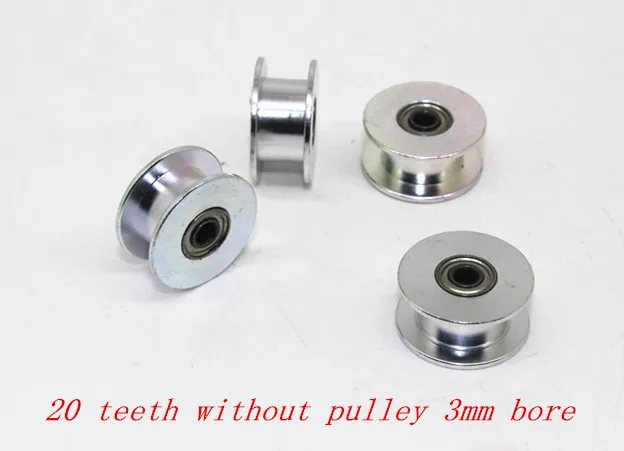 

20 teeth pulley wheel driven wheel Perlin 20 2GT toothed gear bore 3mm High quality for 3D printer accessories