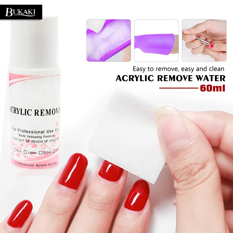 BUKAKI 60 мл Гель лак для ногтей очищающее средство УФ гель Nagellak липкий маникюрный