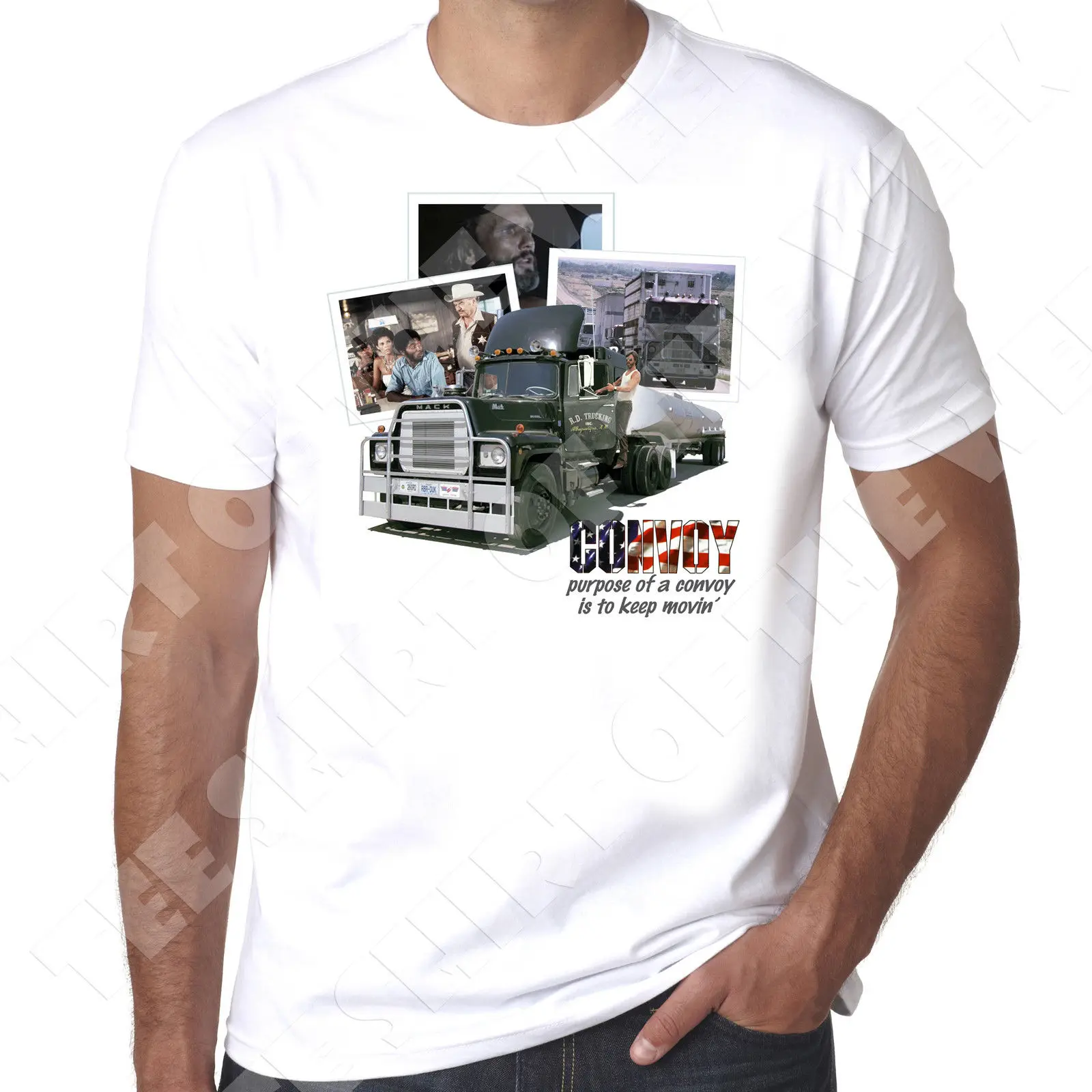 Конвой mack truck продолжать движение р. д. Грузоперевозки Rubber Duck Polaroids летняя
