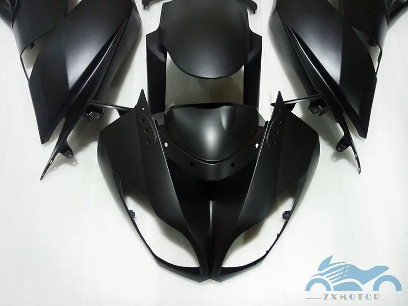 Custom Motorcycle fairings kit for KAWASAKI Ninja ZX6R 2009 2011 2012 sports fairing kits ZX 6R 636 09-12 matte black bodyworks |