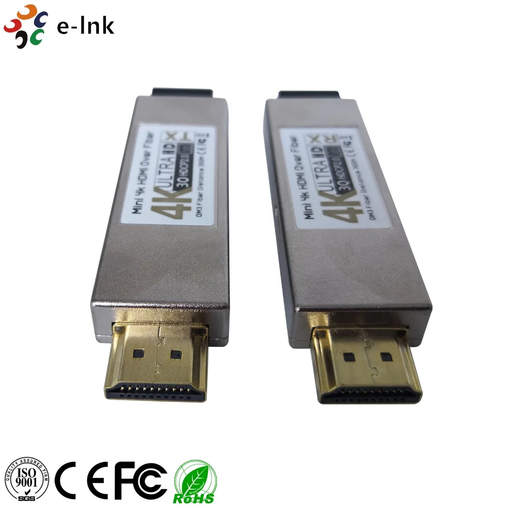 Мини 4K x 2K HDMI над оптическим волоконным приемопередатчиком 4K HDMI волоконно-оптический удлинитель