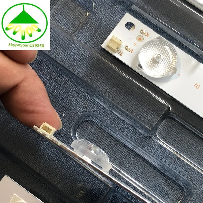 3 шт./партия ЖК-Телевизор подсветка полосы для 55CE5129H1 HK55D10-ZC14A-03 303HK550037 1 шт = 56,6 см 10 светодиодов(1led = 3В