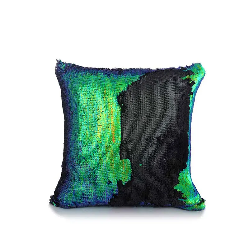 06 GIANTEX DIY Two Tone Блеск Блестки Площадь Диван Чехлы Декоративные Наволочки Home Decor Бросьте Чехол 40x40 см U1212 - Цвет: 06