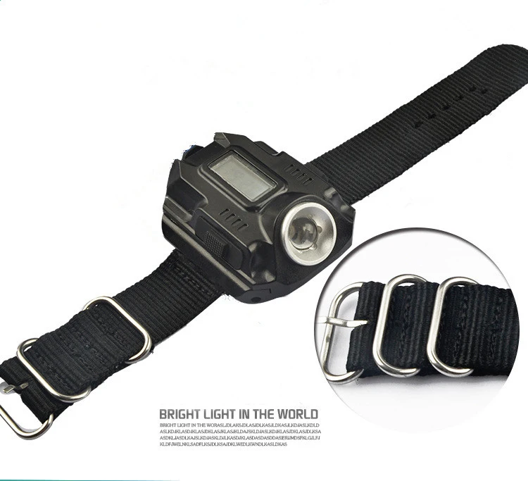 Cree светодиодный Фонарик смотреть LED Wristlight Аккумуляторные Лампы Фонарь