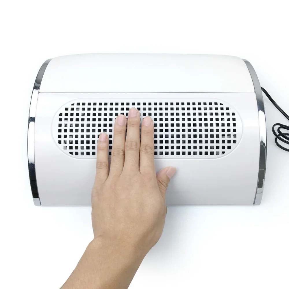 Мощный пылесборник для ногтей с 3 вентиляторами пылесос маникюра инструменты