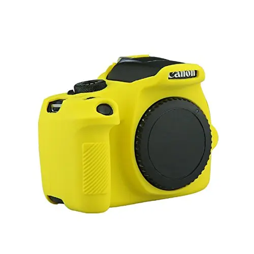 Силиконовая кожа брони чехол корпус протектор для Canon EOS 1500D 2000D Rebel T7 Kiss X90 цифровая камера