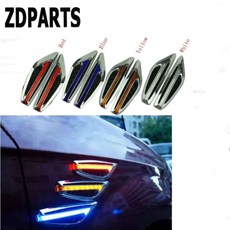 ZDPARTS 2X автомобильный брызговик Боковая Отделка вентиляционного отверстия