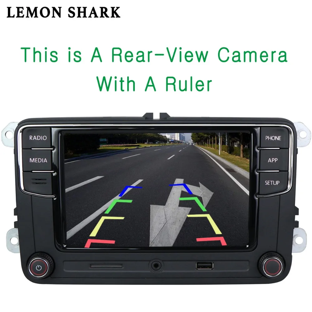 RCA Rear View Camera with Trunk Switch MIB RCD330 Plus HD Wide Angle Parking Reverse For VW Golf 5/6 Passat B6 B7 TIGUAN | Автомобили и