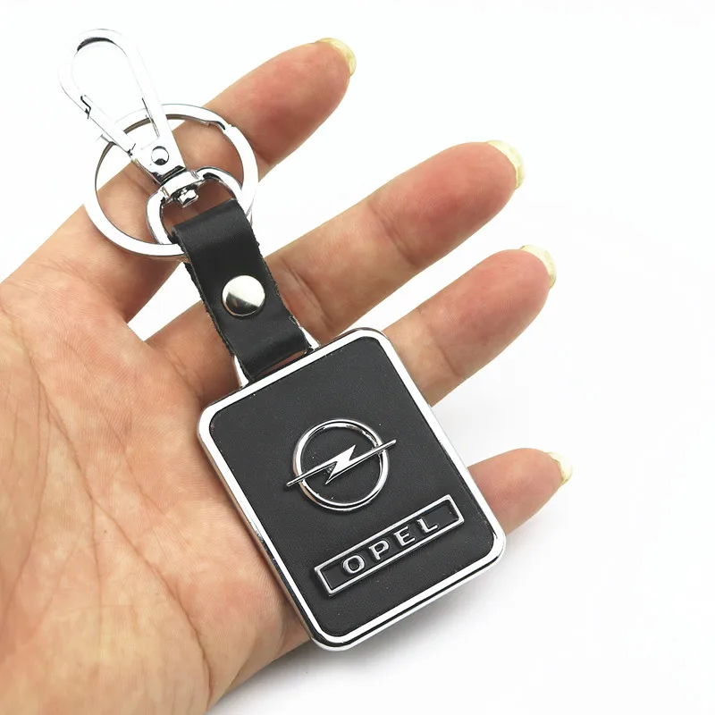 For Opel 3D модный металлический автомобильный брелок для ключей, новинка, автомобильные принадлежности, эмблема Renault Opel Лада, брелок Reynolds, автомобильные аксессуары цепочки для ключей - Название цвета: For Opel
