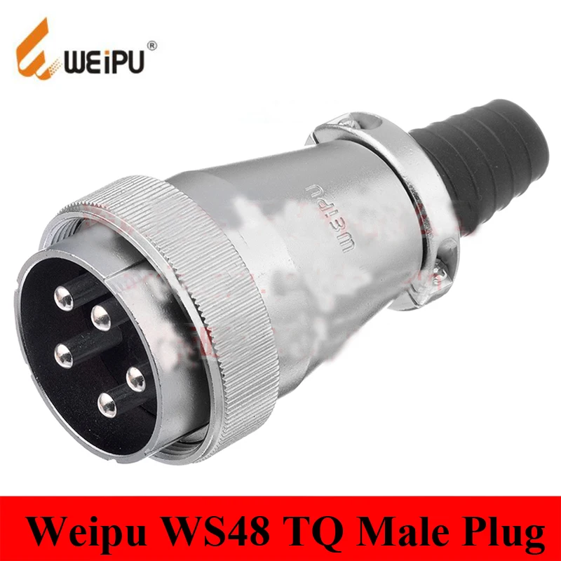 Разъем Weipu WS48 TQ 5 7 20 27 38-42 Pin типа «папа» вилка кабеля в рукаве Мощность разъем
