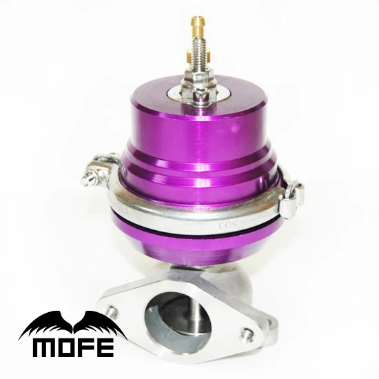 Универсальный алюминиевый регулируемый турбо-выдувной клапан 38 мм фиолетовый |
